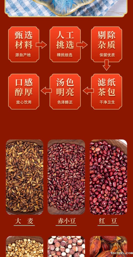 红豆薏米茶插图3